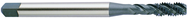 M8 x 1 25 Dia. - D5 3 Fl Spiral Flute Modi Bottom SS 28-38Rc Steam Oxide - Caliber Tooling