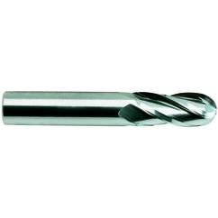 1"X4 2FL SE BALL STR SHK CBD EM - Caliber Tooling