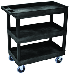 Utility Cart Tub Shelf - 32-1/4 x 18 x 37-1/4" - Caliber Tooling