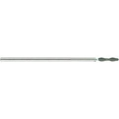 3/16 X 1/4 X 1-1/8 X 2 X 4-3/4 X .186 2Fl Long Reach H-30 Ball Diamond Coated - Caliber Tooling