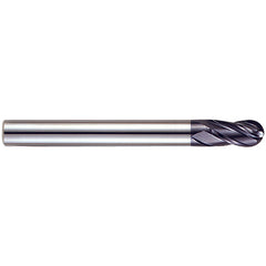 12 × 12 × 60 × 200 mm 2 Flute Square End Carbide End Mill-Plain Shank - Exact Industrial Supply