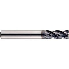 1/4-1/4-1/2-2-1/2 V7 Mill Inox 4Fl Reg Corner Rad CBD End Mill - Caliber Tooling