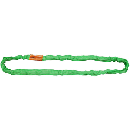 EN60X2 Green Endless 2' Roundsling Polyester Sling - Caliber Tooling