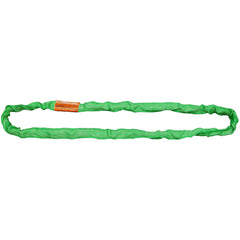 EN60X2 Green Endless 2' Roundsling Polyester Sling - Caliber Tooling