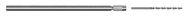 #75 Size - 1/8" Shank - 4" OAL - Drill Extention - Caliber Tooling