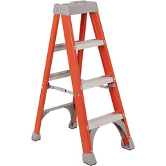 Fiberglass Step Ladder 4 Steps - Exact Industrial Supply