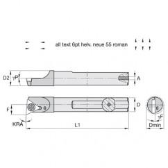 FCBI25045R CARBIDE SHANK BORING BAR - Caliber Tooling