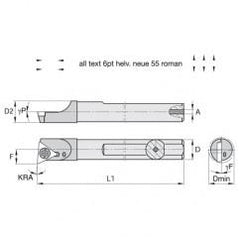 QCBI50085L CARBIDE SHANK BORING BAR - Caliber Tooling