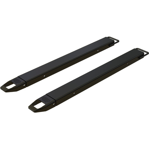 Fork Extensions 4″ × 54″ Standard Black (Pair) - Exact Industrial Supply