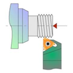 SER 0625 H16 Threading Toolholder - Caliber Tooling