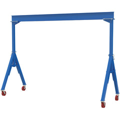 Fixed Ht Stl Gantry Crane 6K 118″ VG Casters