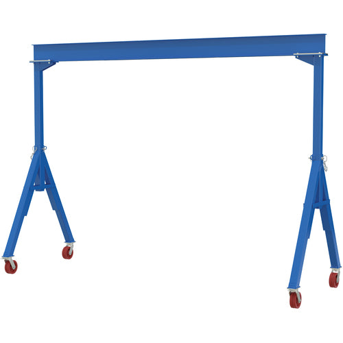 Fixed Ht Stl Gantry Crane 8K 118″ VG Casters