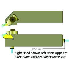 ANSR203D - Coolant Thru- RH - Threading Toolholder Use Insert NG-3R - Caliber Tooling