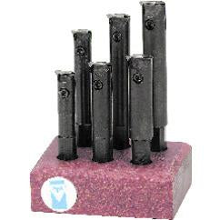 APT High Performance Indexable 6 Piece Boring Bar Set - Right Hand 1/2'' Shank - Caliber Tooling