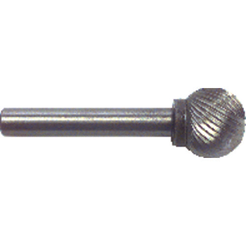 5/8 × 1/4″ SH Ball End Shape - HSS - Burr - Caliber Tooling