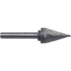 5/16 × 1 × 1/4″ SH 8° Cone Shape - HSS - Burr - Caliber Tooling