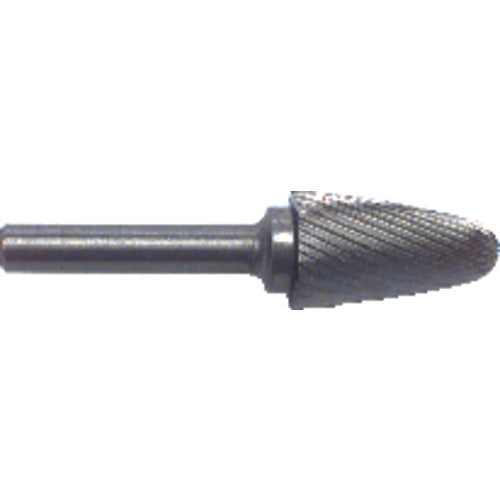 1/2 × 1 × 1/4″ SH Tree Radius End Shape - HSS - Burr - Caliber Tooling