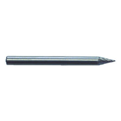 1/4 × 1/4 × 1/8″ SH Cone Shape - HSS - Burr - Caliber Tooling