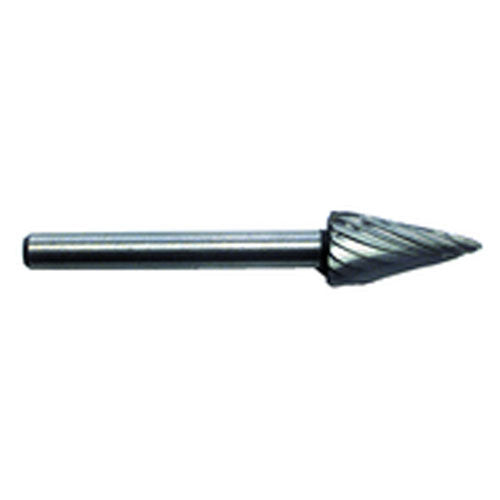 1/4 × 1/2 × 1/8″ SH Cone Shape - HSS - Burr - Caliber Tooling