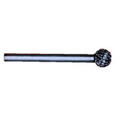 1/4 × 1/8″ SH Ball End Shape - HSS - Burr - Caliber Tooling