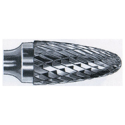 1/4 EdgeHog Tree Shape Radius End Miniature Carbide Bur SF-51 Std Alt. Diamond(Double) - Caliber Tooling