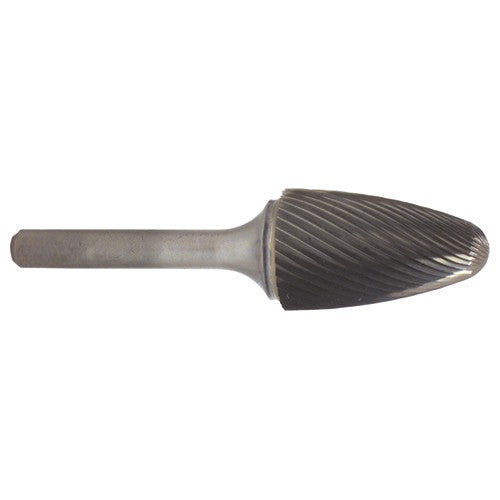 1/8 EdgeHog Tre Shape Radius End Miniature Carbide Bur SF-42L3 3″ OAL Standard - Caliber Tooling