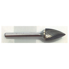 1/8 EdgeHog Tree Shape Pointed End Miniature Carbide Bur SG-43 Standard - Caliber Tooling