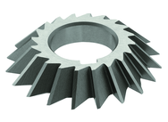 6 x 1 x 1-1/4 - HSS - 45 Degree - Right Hand Single Angle Milling Cutter - 28T - Uncoated - Caliber Tooling