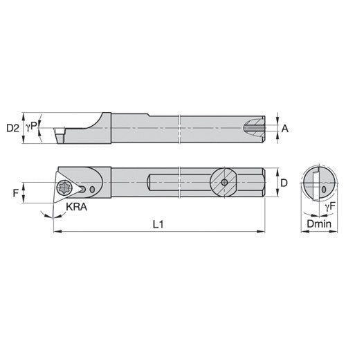 SSBI75085L WG STEEL BORING BAR - Exact Industrial Supply