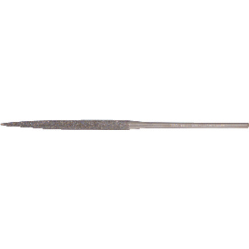 ‎Quality Import Diamond Needle File - 3″ Diamond Length-5-1/2″ Overal Length-150 Grit - Half Round - Caliber Tooling