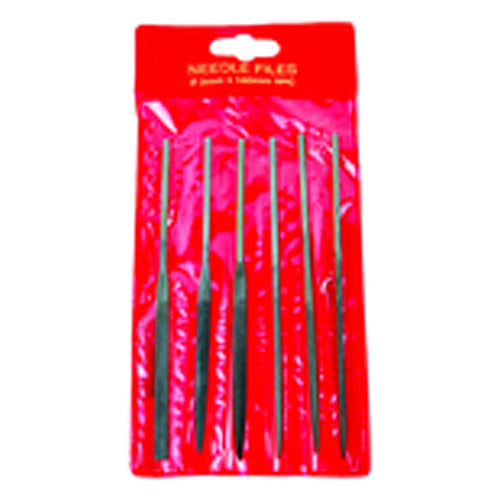 ‎6 Pieces Swiss Pattern Needle File Set-5-1/2″ - 0 Cut - Caliber Tooling