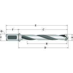 23030H-150F Spade Blade Holder - Helical Flute- Series 3 - Caliber Tooling