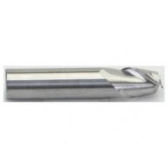 5/32" Dia. - 1-1/2" OAL -  Carbide for Aluminum ALU-S-45°-HP Stub End Mill - 2 FL - Caliber Tooling