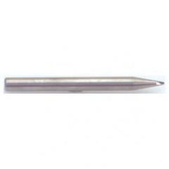 1.0mm Dia. - 50mm OAL - AlTiN - CBD - 30° - Center Cut - Mini Ball End - EM - 2 FL - Caliber Tooling