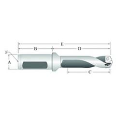 60714S-075F Spade Drill Holder - Caliber Tooling