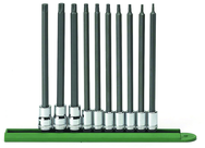 10PC LONG TORX BIT SOCKET SET - Caliber Tooling