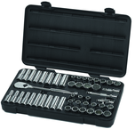 49PC 1/2" DRIVE 12 PT SKT SET - Caliber Tooling