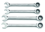 4PC COMBINATION RATCHETING WRENCH - Caliber Tooling