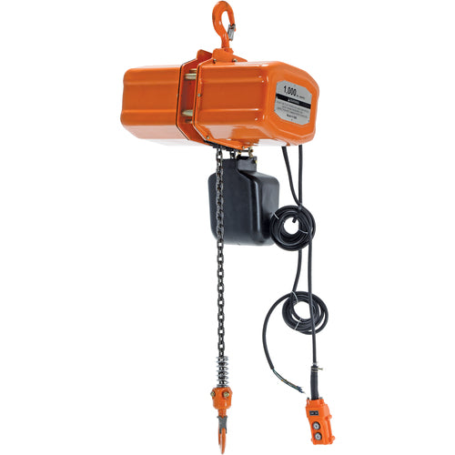 Econ Chain Hoist W/ Container 1K 1 Phase - Exact Industrial Supply