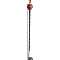 Manual Chain Hoist 3K Capacity 15 Ft - Exact Industrial Supply