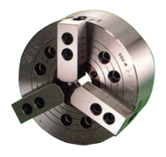 Thru-Hole Wedge Power Chuck - 4-1/4" 85mm Mount; 3-Jaw - Caliber Tooling