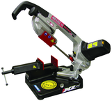 Manual Bandsaw - #NG120XL; 4.7 x 4" Capacity; 1.7JP 115V 1Ph - Caliber Tooling