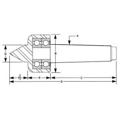 5MT Triple Bearing Standard - Live Center - Caliber Tooling