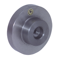 Threaded Lathe Chuck Adaptor - For 4" Chucks; 1-1/2-8 Mount - Caliber Tooling