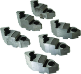 Set of 6 Hard Master Jaw - #7-885-610 For 10" Chucks - Caliber Tooling