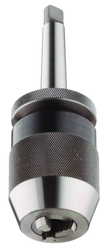 1/32 - 1/2'' Capacity - 2 MT Shank - Keyless Drill Chuck with Integral Shank - Caliber Tooling