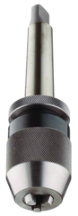 1/32 - 1/2'' Capacity - 3 MT Shank - Keyless Drill Chuck with Integral Shank - Caliber Tooling