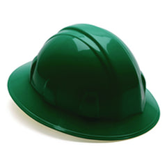 Hard Hat - Green Full Brim 4 Point Ratchet Style - Caliber Tooling