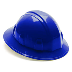 Hard Hat - Blue Full Brim 4 Point Ratchet Style - Caliber Tooling