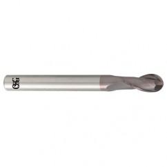 1/8" Dia. - 3" OAL - Carbide - Ball End HP End Mill-2 FL - Caliber Tooling